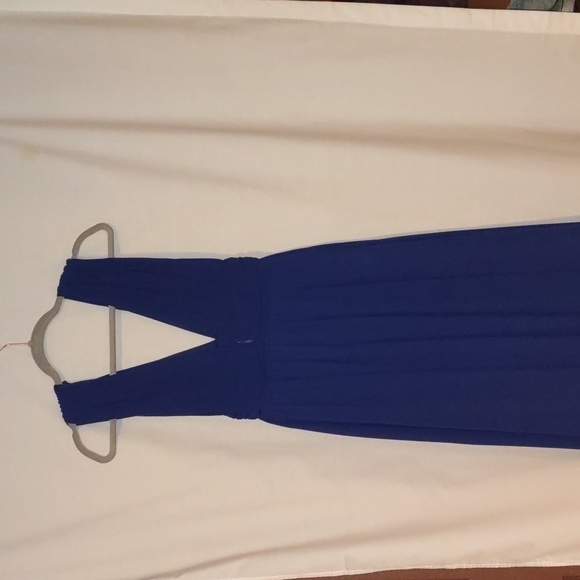 Lulu's Heavenly Hues Navy Formal Gown - Picture 4 of 13